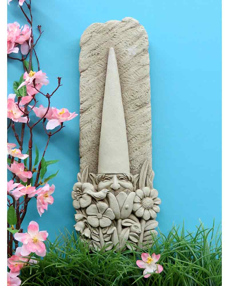 Gnome in the Flower Bed