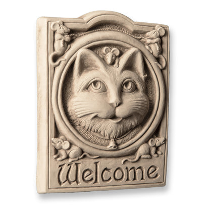 Welcome Cat Plaque