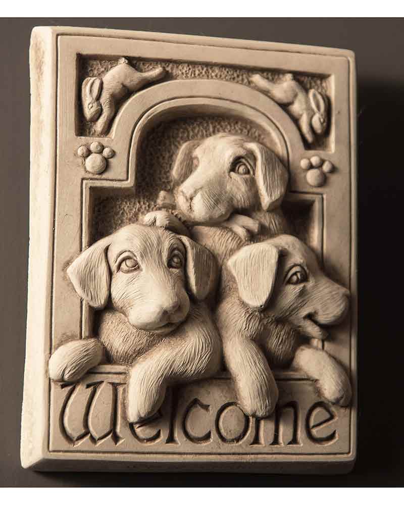 Welcome Puppies Plaque