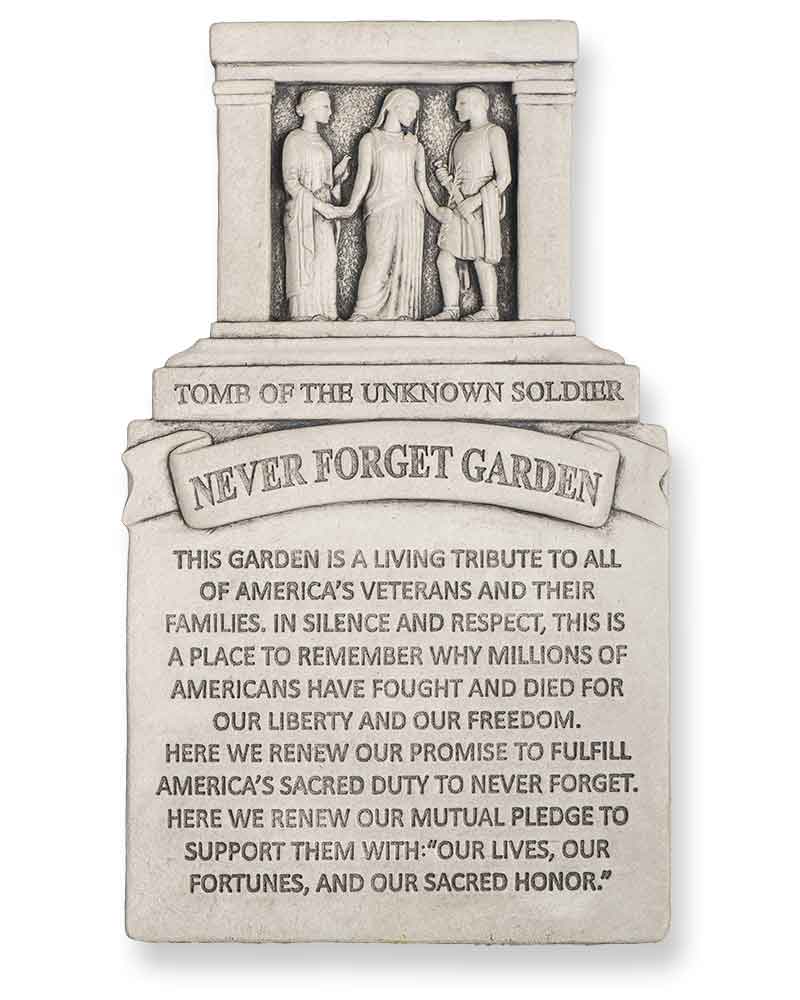 Never Forget Garden Marker