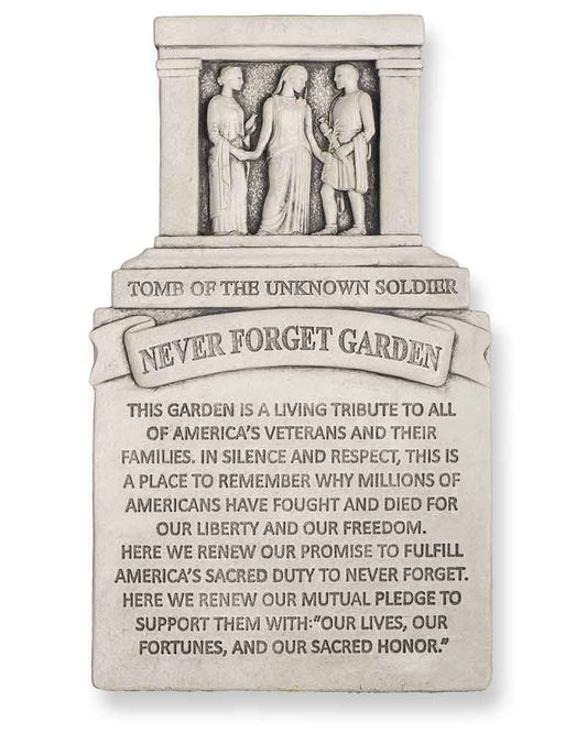 Never Forget Garden Marker