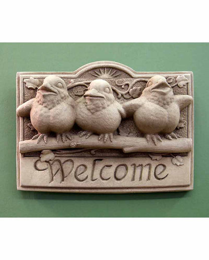 Sunshine Birds Welcome Plaque