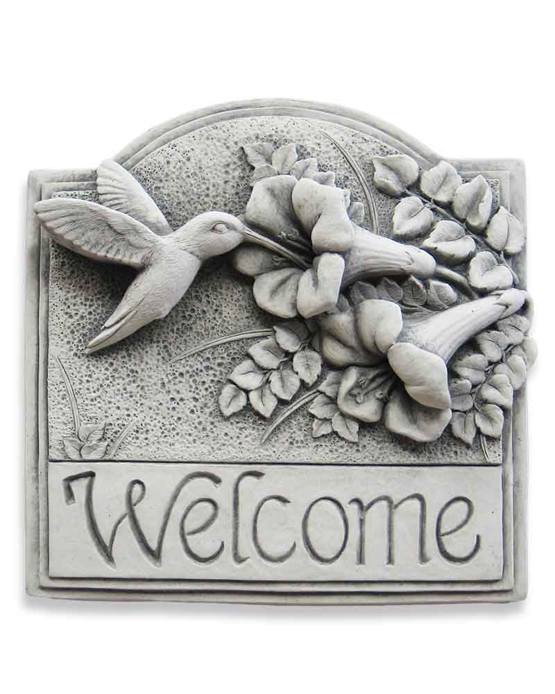 Hummingbird Welcome Plaque