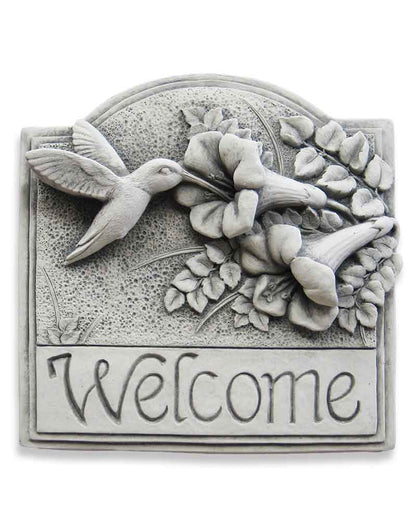 Hummingbird Welcome Plaque